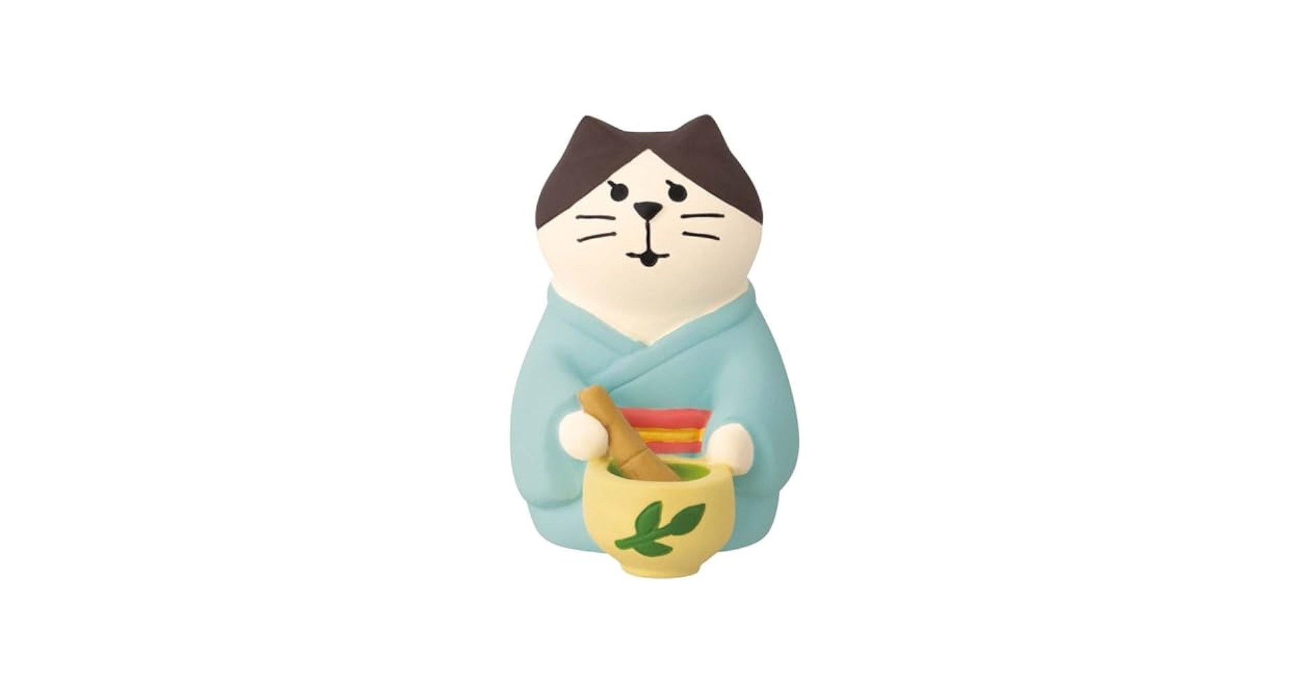 Amazon.co.jp: デコレ コンコンブル お点前猫 約28×40×h42mm ZCB